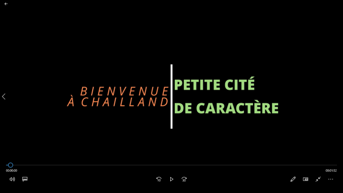 Film touristique sur Chailland