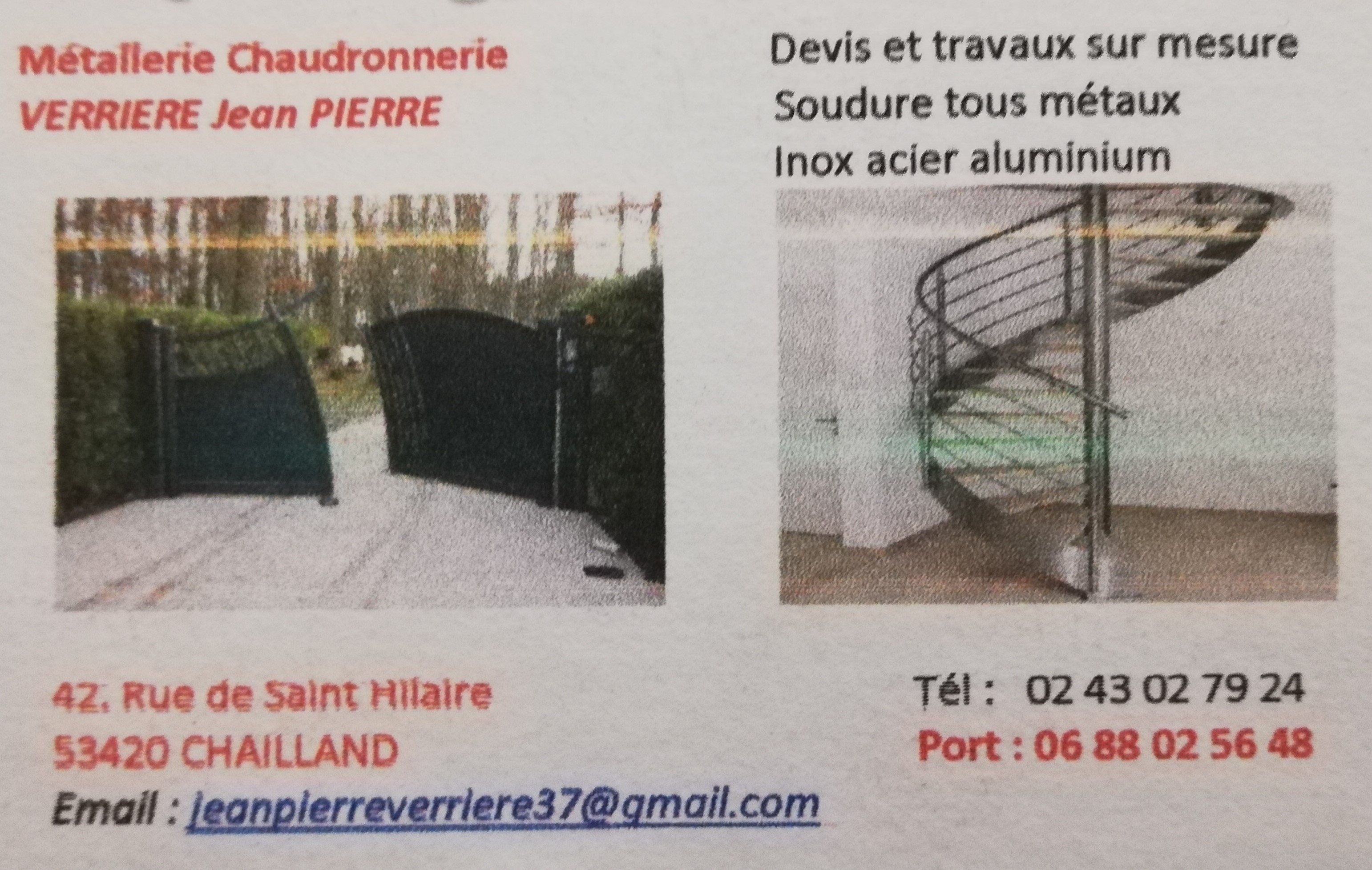 Métallerie Chaudronnerie