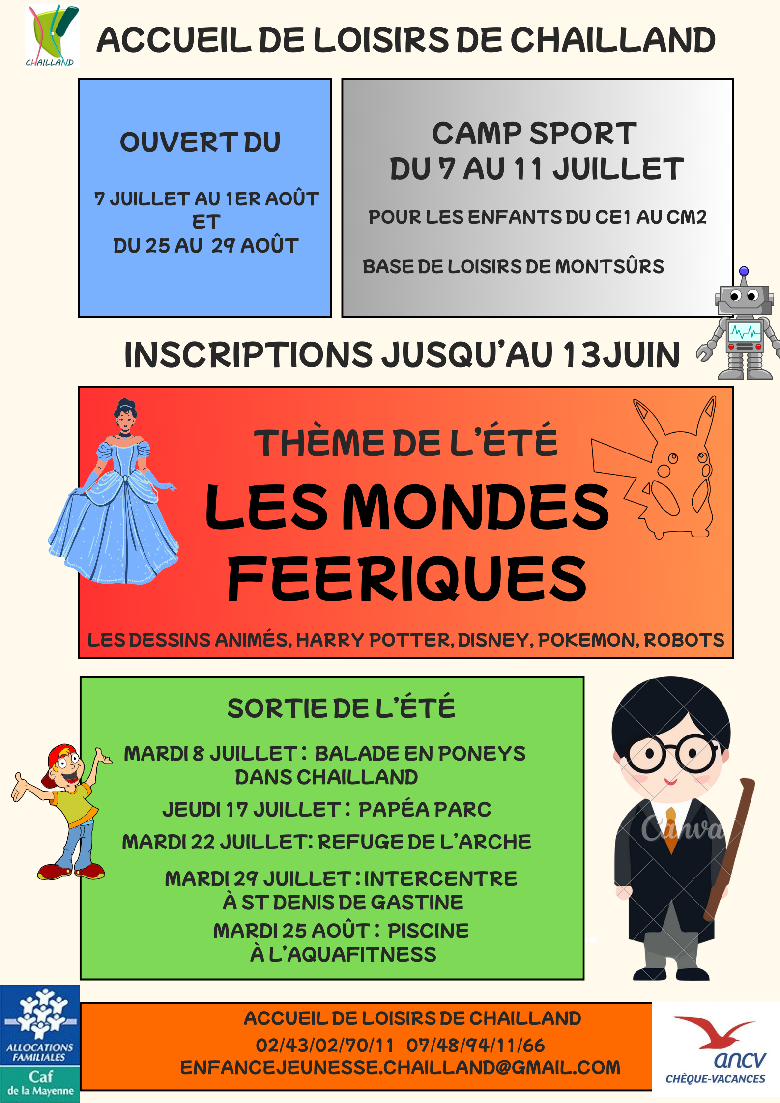 programme été