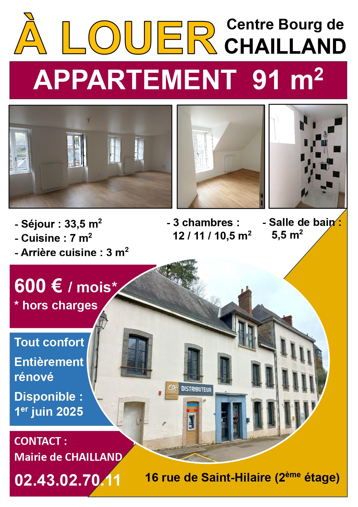 location appartement