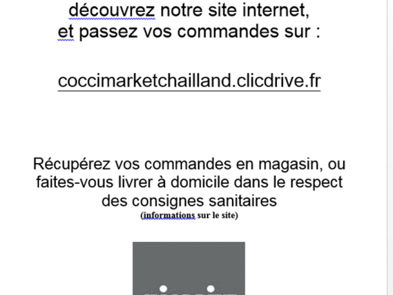Affiche coccimarket