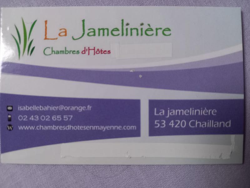 Chambre d'Hôtes de la Jamelinière