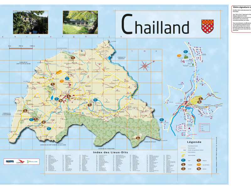 Circuits des randonnées chaillandaises
