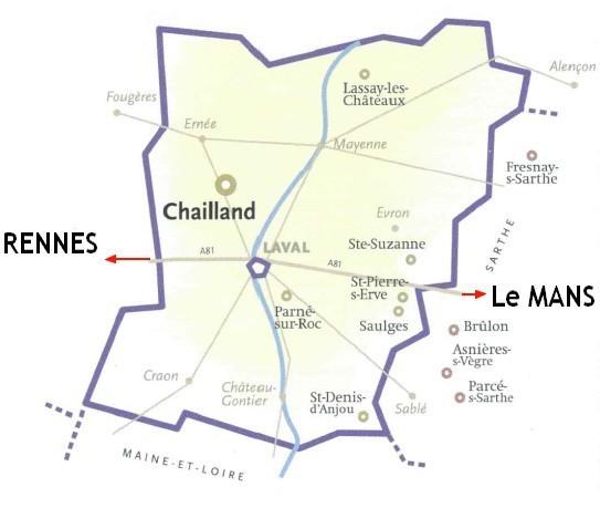 Carte de la commune