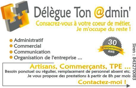 Carte de visite Délègue ton admin